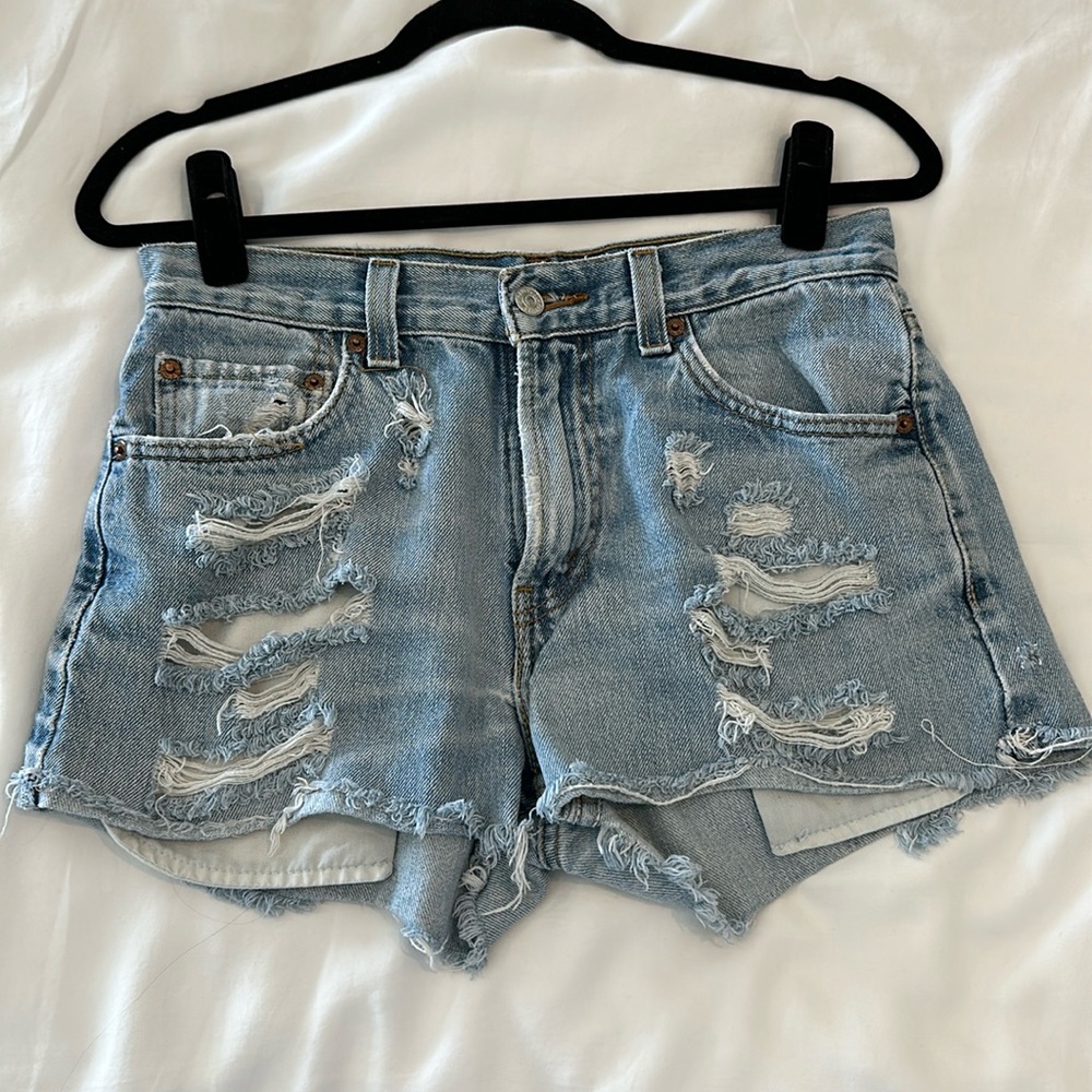 Levi denim jean shorts